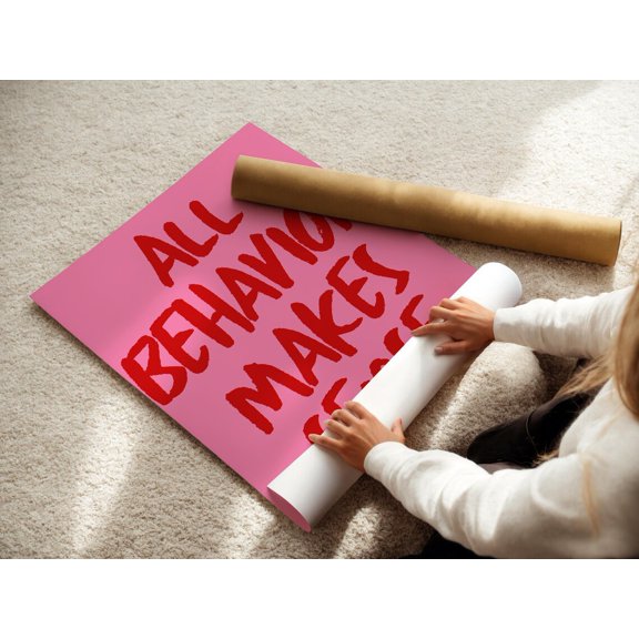 All Behavior Makes Sense ABA SPED Classroom Portrait Decor Unframed Paper Print