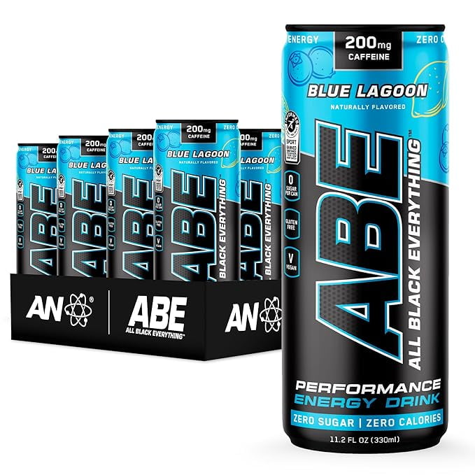 その他 ABE All Black Everything Energy + Performance Drink - Blue Lagoon (12