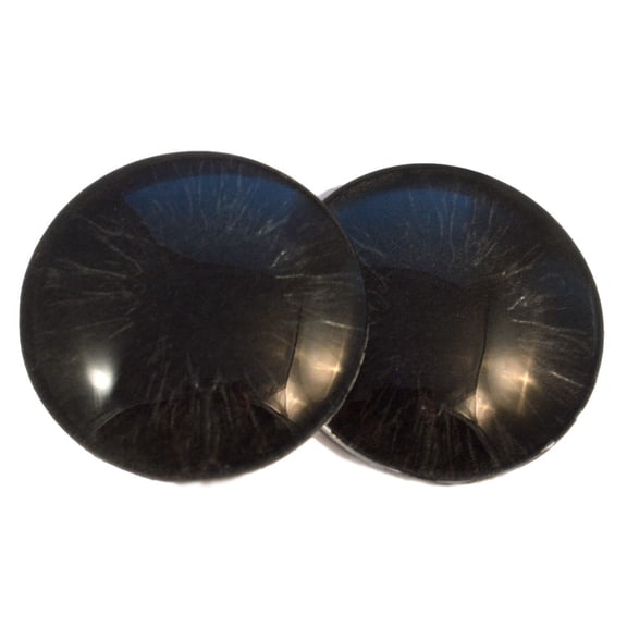 All Black Horror Glass Eyes