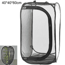 All Black Insect-proof Net Box Foldable Plant Greenhouse Light Transmission Observation Room Insect Incubator Butterfly Cage