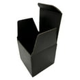 thumbnail image 1 of All Black Reverse Tuck Corrugated Boxes 3¼ x 1¼ x 3¼" (E Flute) - 500 Pack Semi-Gloss Black Luxury Black Gift Boxes for Christmas, Black Shipping Boxes for Gifting, Mailing, Personalized Gift Packing, 1 of 4