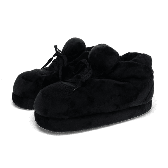All Black Slippers - X Large