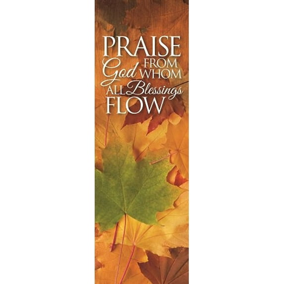 All Blessings Flow Banner (2' X 6')