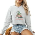 thumbnail image 1 of All Book For Christmas Sweatshirt Cute Women Casual Holiday Gifts Long Sleeve Graphic Shirts Pullover Tops, 1 of 4