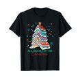 thumbnail image 1 of All Booked For Christmas Books Coquette Librarian Teacher T-Shirt for Men Women Cotton Top Tee, 1 of 2