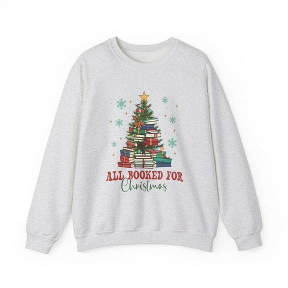 All Booked For Christmas Unisex Heavy Blend Crewneck Sweatshirt
