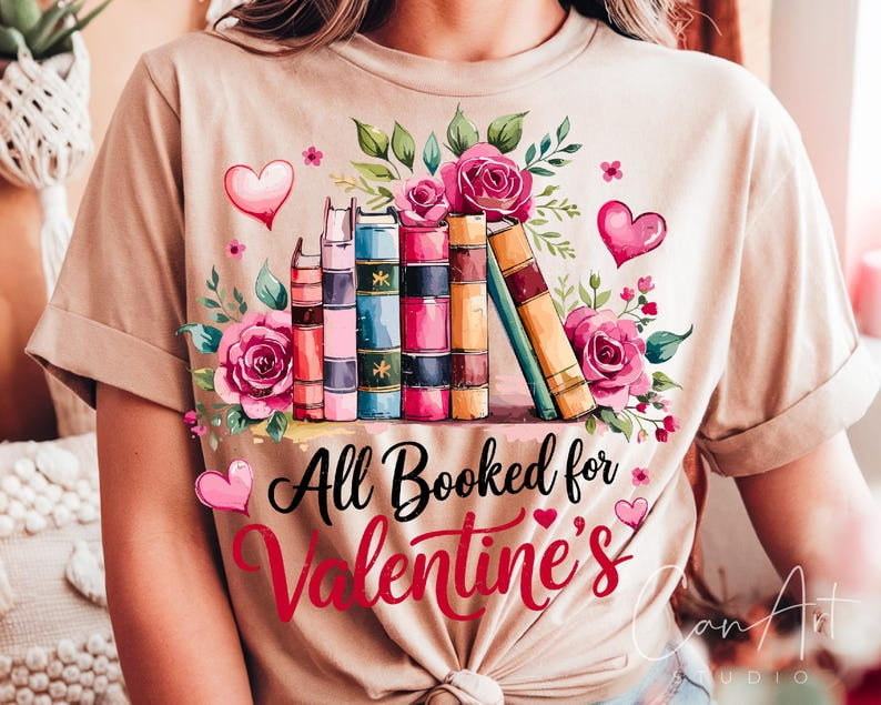 Booked To Ropa All Booked For Love'S Png, Love'S Day Book Lover Png For Book Worms ...