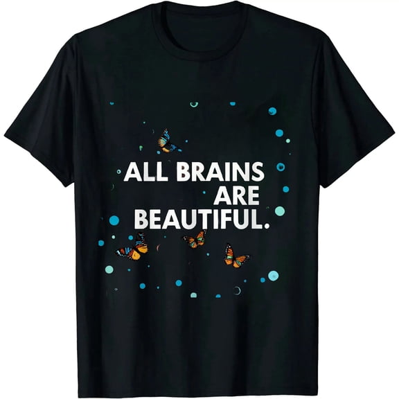 All Brains Are Beautiful Caring for Autism T-Shirt