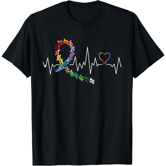 All Cancer Matters Awareness Day Heartbeat T-Shirt