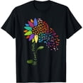 All Cancer Matters Awareness Day Sunflower Ribbon T-Shirt - Walmart.com