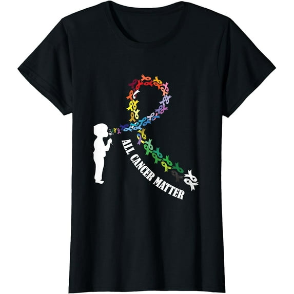 All Cancer Matters Awareness Saying World Cancer Day T-Shirt