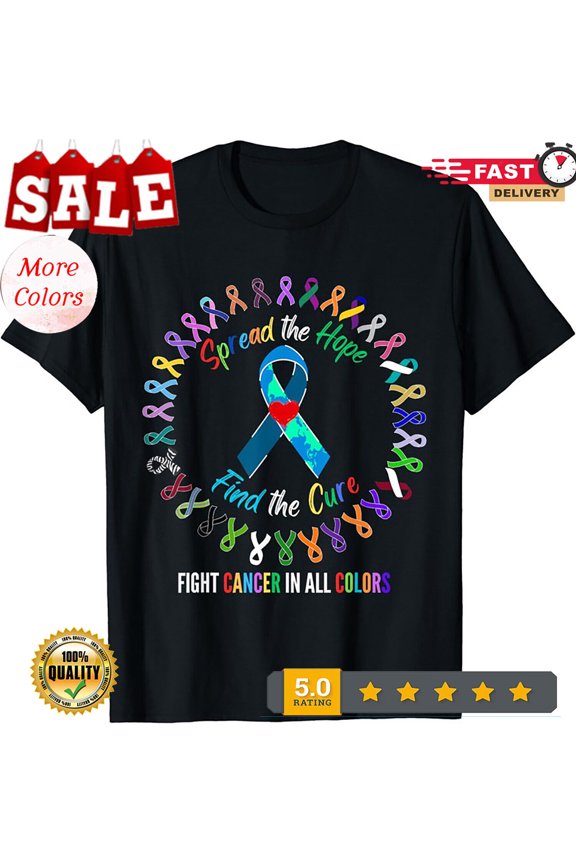 All Cancer Matters Survivors Awareness Fight Ribbon Unisex T-Shirt