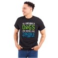 thumbnail image 1 of All Care About Is Dogs Pet Owner Plus Size Crewneck Graphic Tee Shirt Brisco Brands 2X, 1 of 5