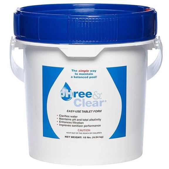 All Chem Industries pHree and Clear Pool Tablets - 10 Pounds F185010040CD