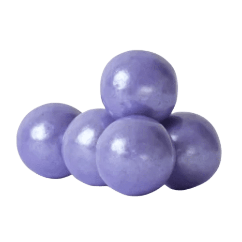 All City Candy 1" Shimmer Lavender Gumballs Tutti Frutti 3 lb. Bulk Bag