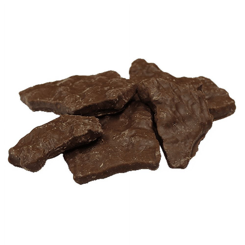 All City Candy Chocolate Covered Peanut Brittle 1 lb. Tub