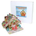thumbnail image 1 of All City Candy Deluxe Gingerbread House Kit (Includes Gingerbread House, Two 2oz. Icing packets & Candy Assortment), 1 of 12