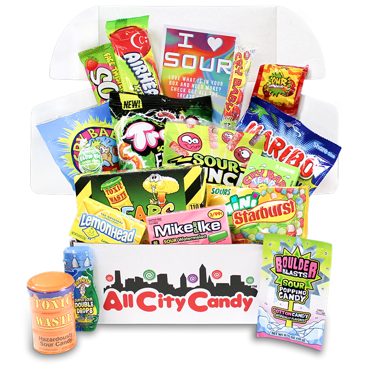 All City Candy's I Heart Sour Assortment Box