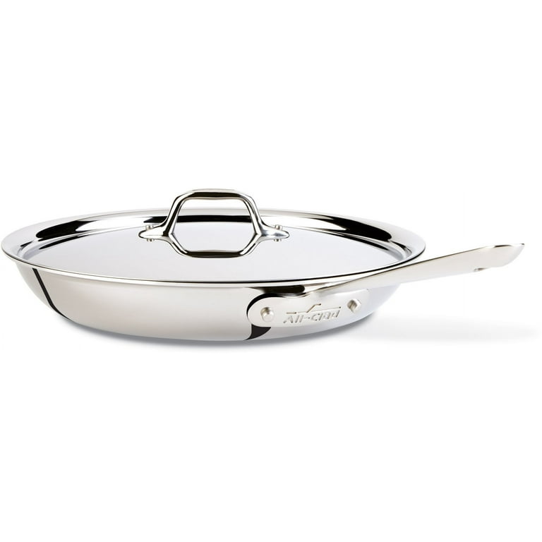 All-Clad 4203 Stainless Steel Tri-Ply Bonded Dishwasher Safe Sauce Pan with  Lid / Cookware, 3-Quart, Silver 