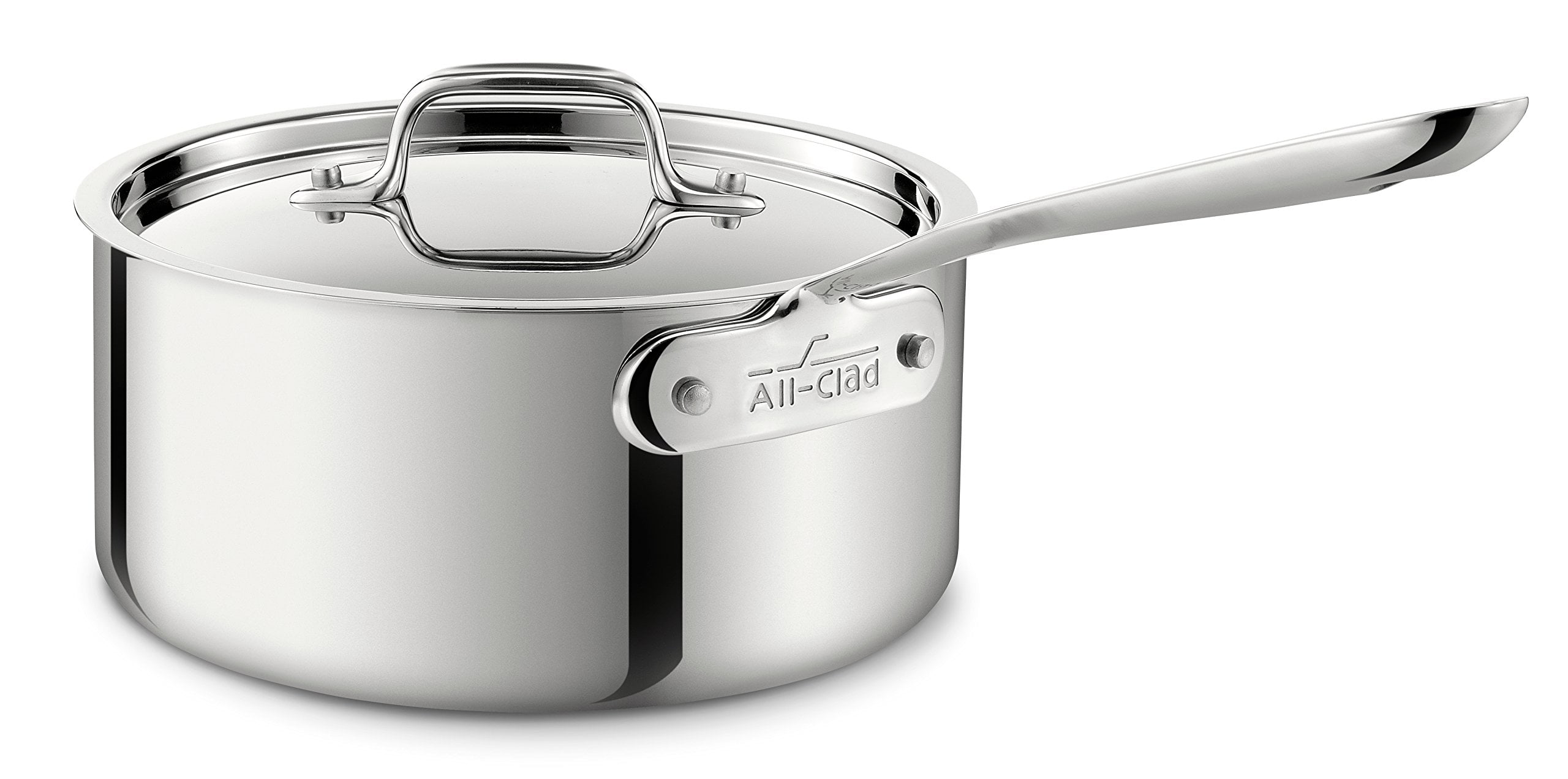 SLOTTET Tri-Ply Whole-Clad Stainless Steel Sauce Pan with Steamer