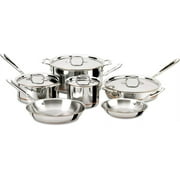 All-Clad 600822 SS Copper Core 5-Ply Bonded Dishwasher Safe Cookware Set, 10-Piece