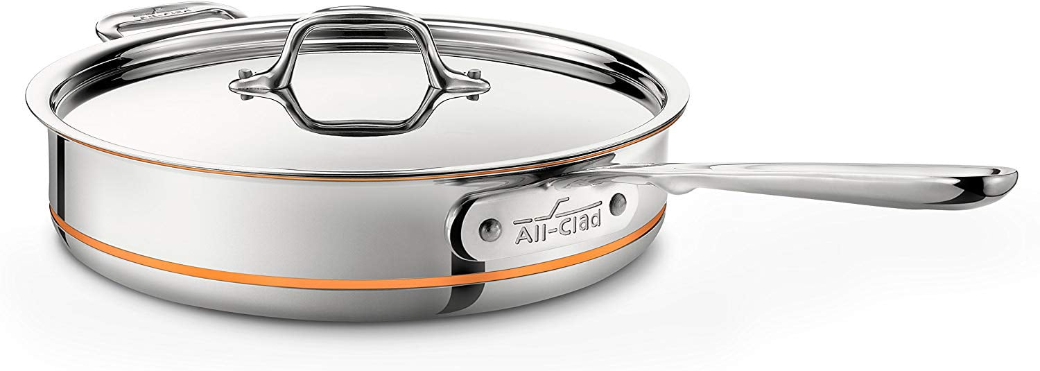 All-Clad 6404 Stainless Steel Copper Core 5- Ply 4-qt Essential