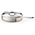 thumbnail image 1 of All-Clad 6403 Stainless Steel Copper Core 5-Ply Bonded Dishwasher Safe 3-Quart  Saute Pan with Lid, 1 of 2