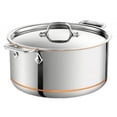 thumbnail image 1 of All-Clad Copper-Core Dishwasher Safe Stainless Steel Cookware Set, Copper, 5 Piece, 1 of 2