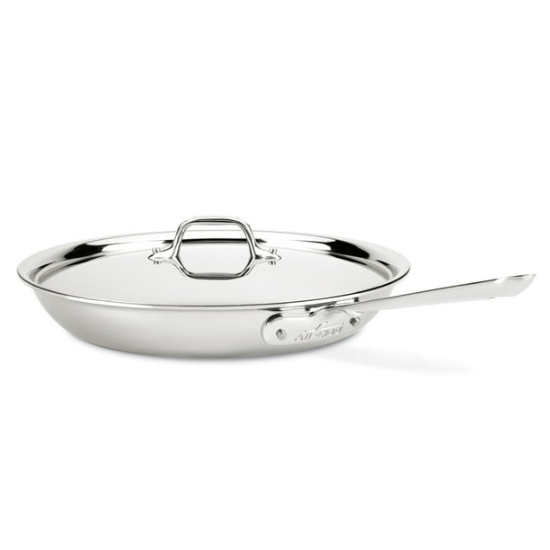 D3 Stainless 3-Ply Fry Pan, 12 Inch: Ultimate Sizzle!
