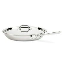 All-Clad D3 Stainless 3-Ply Bonded Cookware, Fry Pan with Lid, 12 inch