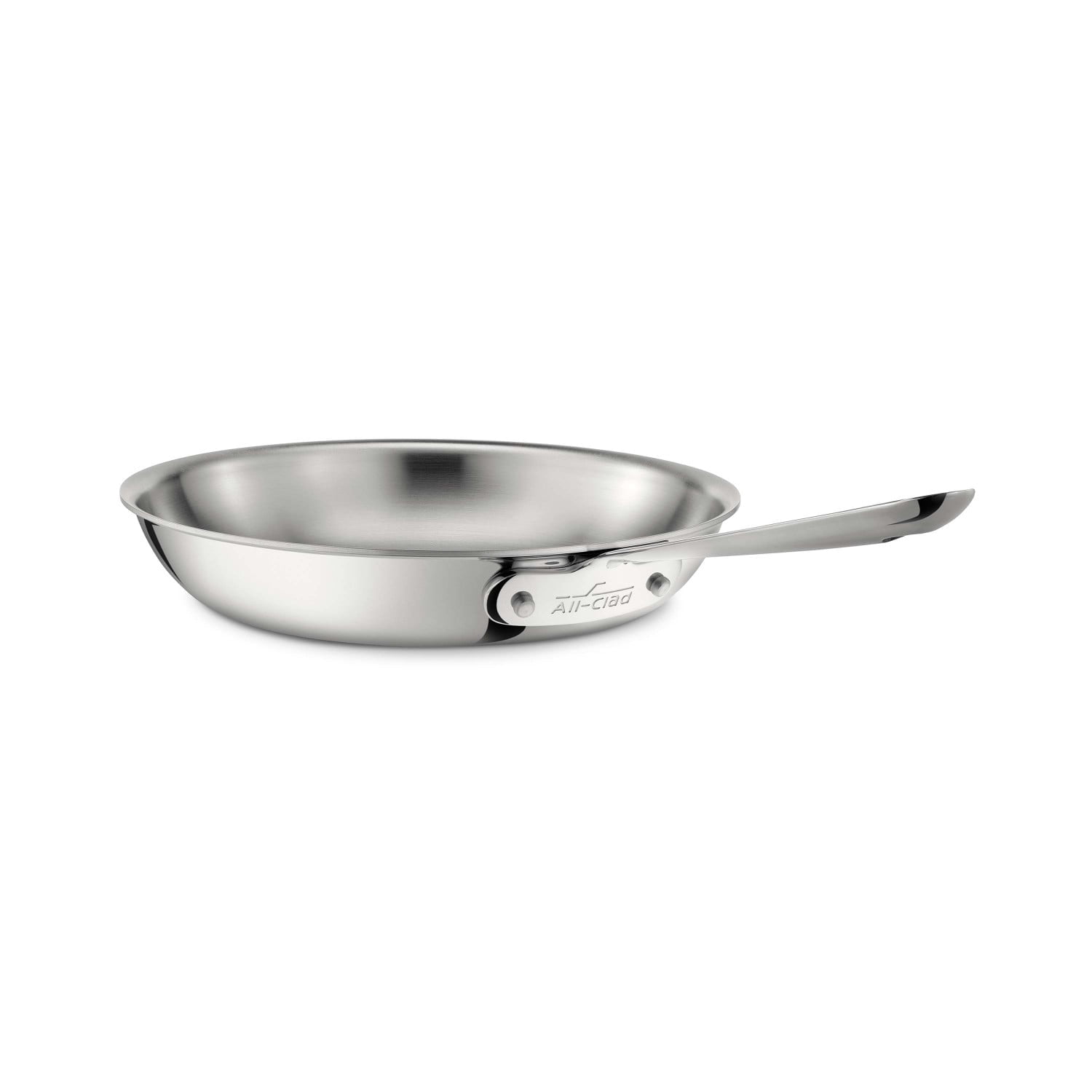 All-Clad 12 Inch Silver Stainless Steel Non-Stick Fry Pan