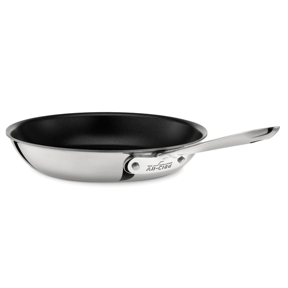 All-Clad D3 Stainless 3-ply Bonded Cookware, Nonstick Fry Pan, 10 inch