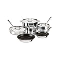 thumbnail image 1 of All-Clad D3 Stainless 3-ply Bonded Cookware Set, Nonstick 10 piece Set, 1 of 8