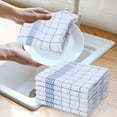 thumbnail image 1 of All-Clad Dual-Purpose Kitchen Towels: Highly Absorbent, Super Soft Long Lasting - Cotton, 17"x24" Dish Towels for Cleaning & Drying Dishes, Pans, Glassware, or Countertops, (1-Pack), Rainfall, 1 of 9