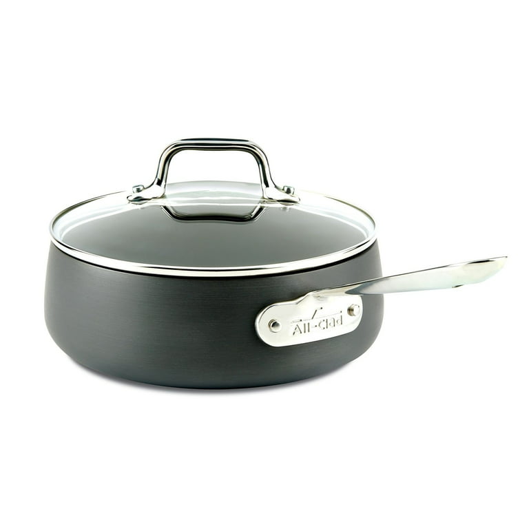 All-Clad HA1 Hard-Anodized Non-Stick 4-Qt. Saute Pan with Lid + Reviews