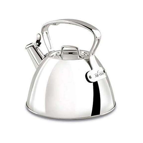 All-Clad E86199 Stainless Steel Tea Kettle 2-Quart Silver