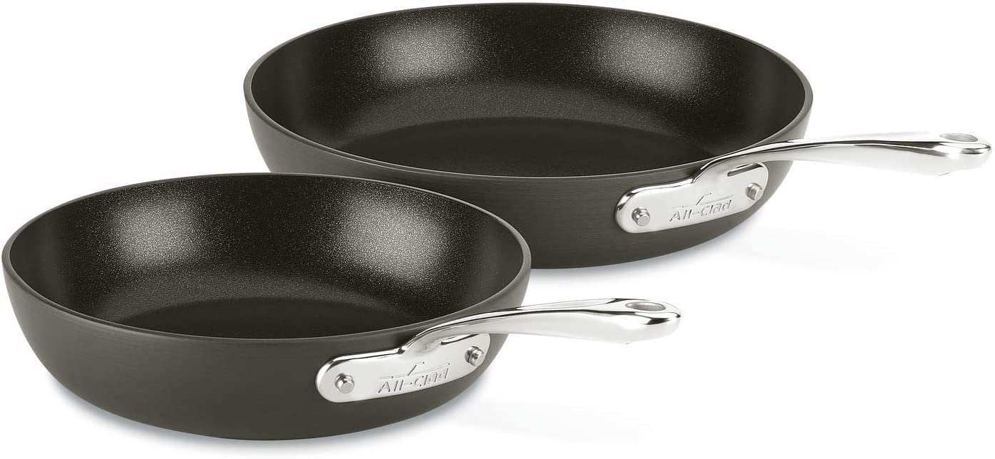 Almcmy Nonstick Frying Pan Set 2 Piece, 10 Inch & 11.6 Inch Nonstick  Skillet with Detachable Handle, Induction Pots and Pans, Removable Handle