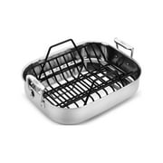 All-Clad Gourmet Accessories, Small Stainless Steel Roaster with Rack, 11 x 14 inch