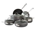 thumbnail image 1 of All-Clad HA1 Hard Anodized Nonstick Cookware, 10 Piece Set, 1 of 10