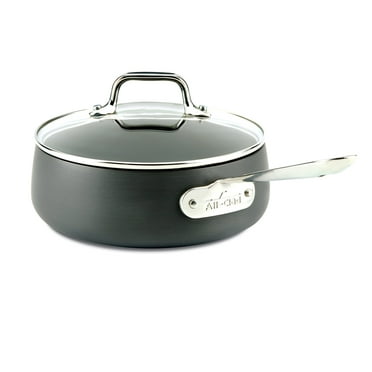 All-Clad HA1 Hard Anodized Nonstick Cookware, Sauce Pan with lid, 2.5 quart