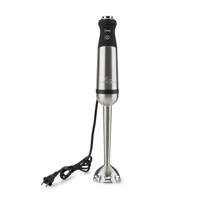 AllClad Immersion Stainless Steel Blender 600 Watts, Silver