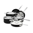 thumbnail image 1 of All-Clad NS Pro Nonstick Cookware, 10 Piece Set, #E117SA64, Black Hard Anodized, 1 of 5