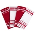 thumbnail image 1 of All-Clad Popcorn Texture Cotton Blend, Kitchen Towels, 4-Pack, Chili, 1 of 5