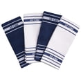 thumbnail image 1 of All-Clad Popcorn Texture Cotton Blend, Kitchen Towels, 4-Pack, Indigo, 1 of 5