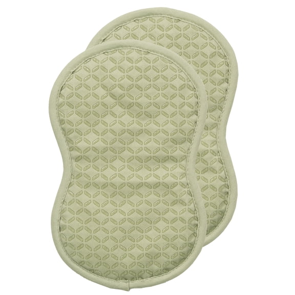 All-Clad Premium Ogee Pot Holder, 2-Pack, Fennel