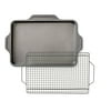 All-Clad Pro-Release Nonstick Bakeware, Half Sheet Pan with Cooling Rack, 2 Piece Set