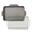 thumbnail image 1 of All-Clad Pro-Release Nonstick Bakeware, Half Sheet Pan with Cooling Rack, 2 Piece Set, 1 of 7