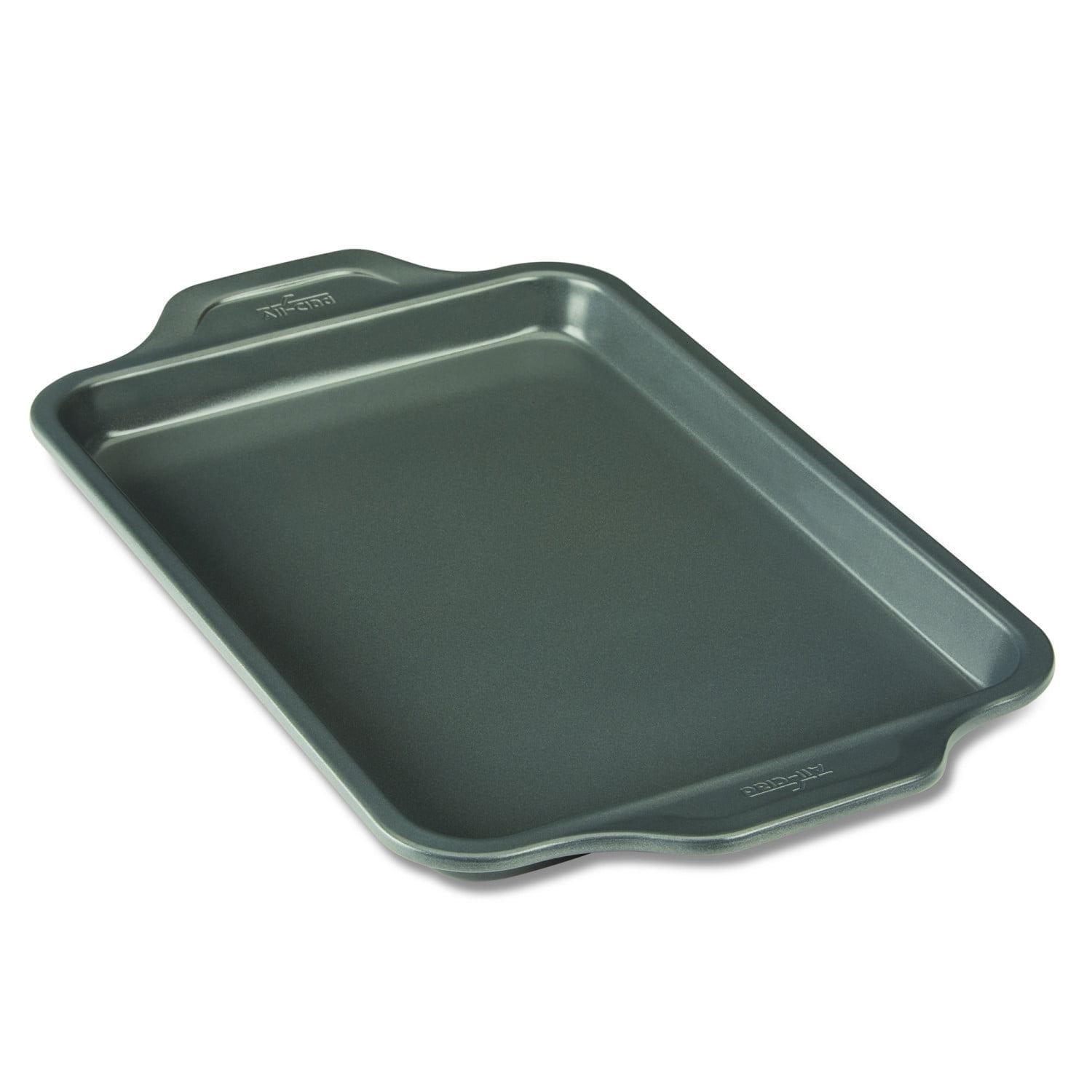 Gray Non-Stick Aluminum Quarter Sheet Pan with Handles