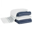 thumbnail image 1 of All-Clad Skipping Stripe & Wave Kitchen Towels, 4-Pack, Indigo, 1 of 6