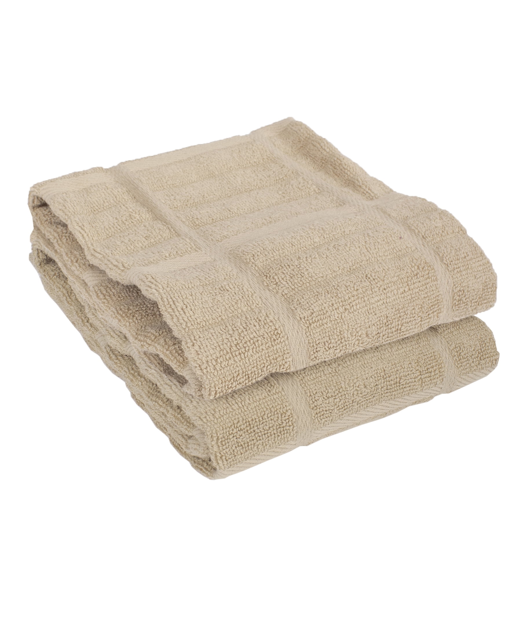 All-Clad Solid Cotton Kitchen Towels, 2-Pack, Cappuccino